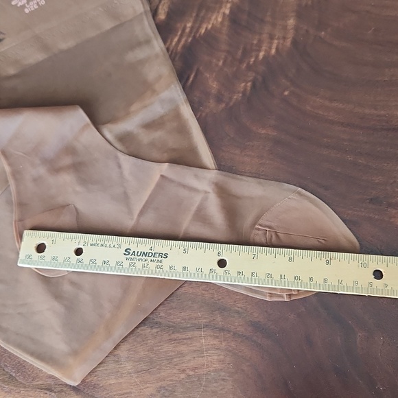 Vintage FLATTERNIT 474 All Nylon stocking | size 10 long - Picture 6 of 7